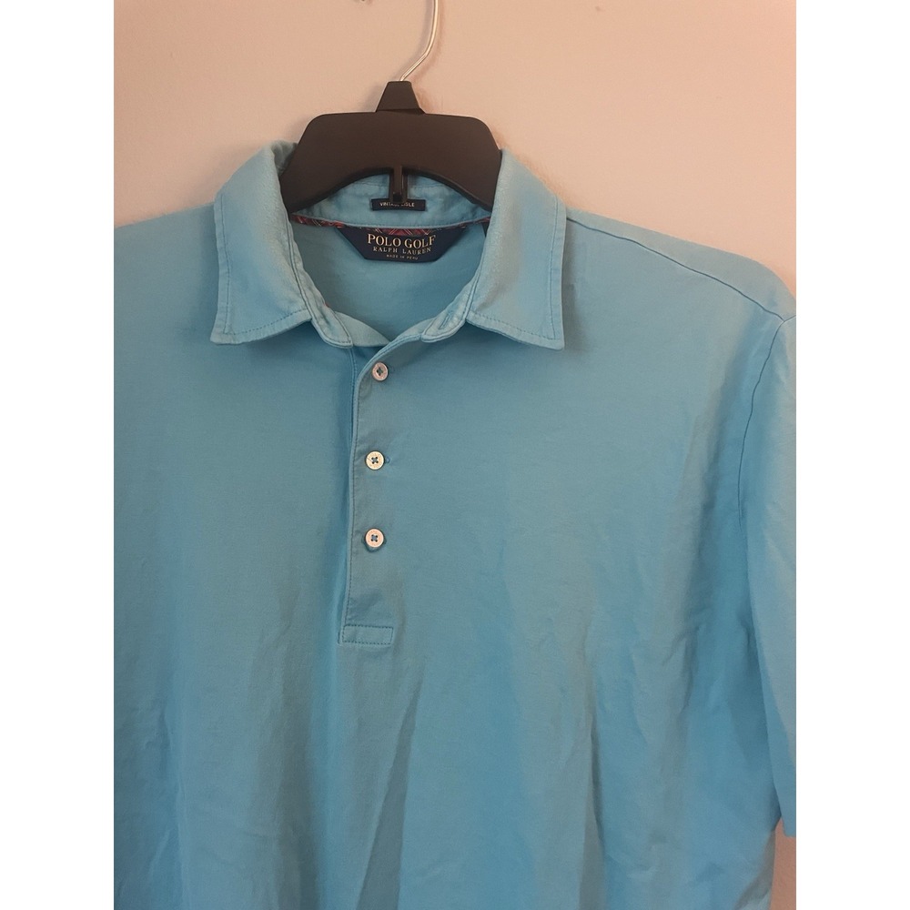 Polo Ralph Lauren Mens Vintage Lisle Short Sleeve Polo Shirt L